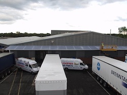 Commercial canopies can be used to protect equipment and supplies from water damage