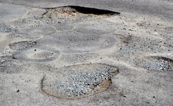 the summer months are the best time to repair pot holes