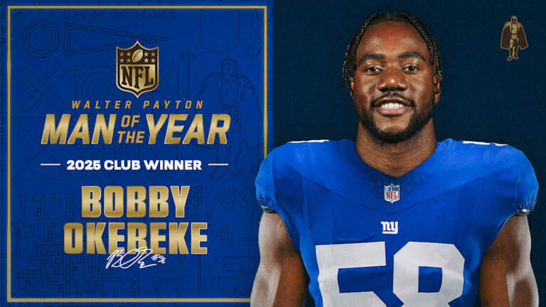 Celebrating the Walter Payton Man of the Year Award