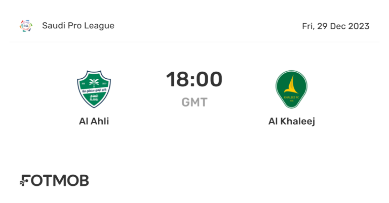 Al-Ahli Saudi vs Al-Khaleej: Match Preview and Insights