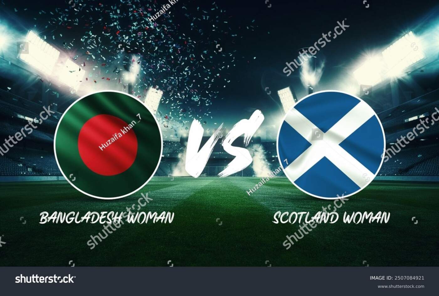 Bangladesh Women Take On Scotland Women in a Thrilling Match