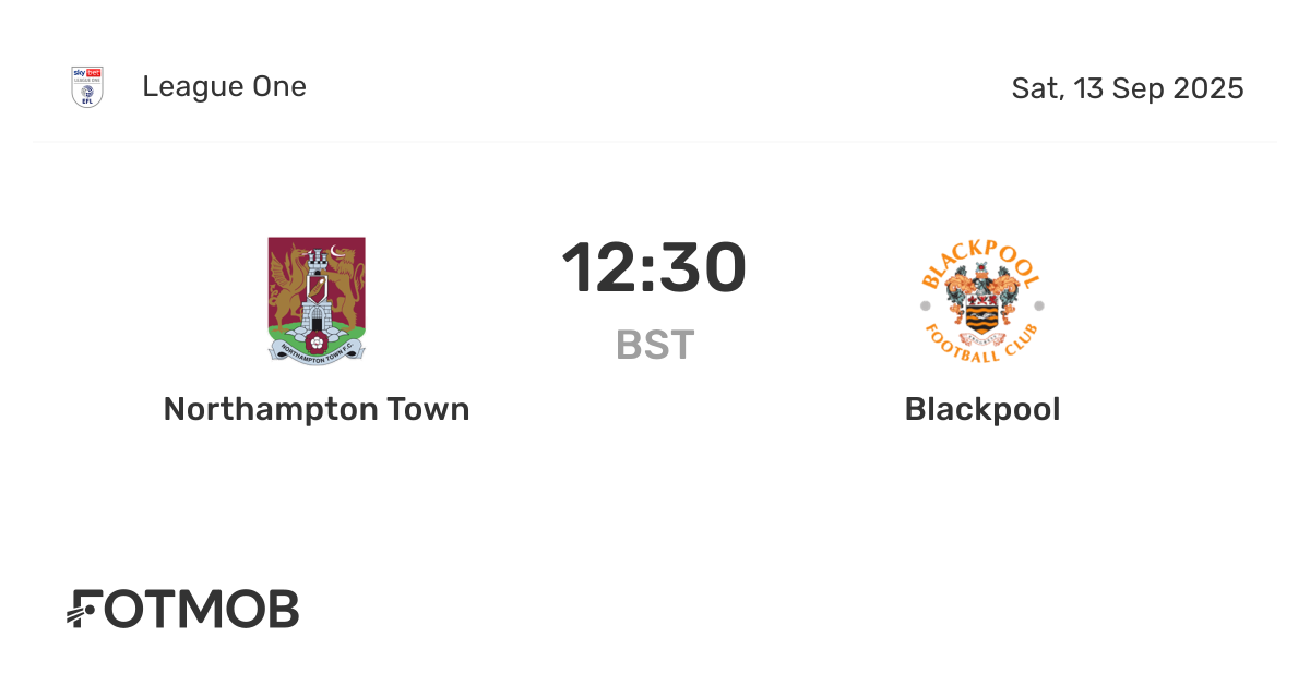 Blackpool vs Northampton Town: EFL Clash Overview