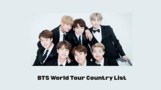 Updates on the BTS World Tour Official 2023