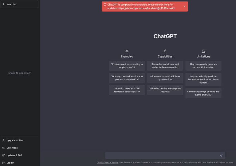 Is ChatGPT Down? Understanding Its Current Status