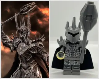 The Unveiling of the LEGO Sauron Helmet