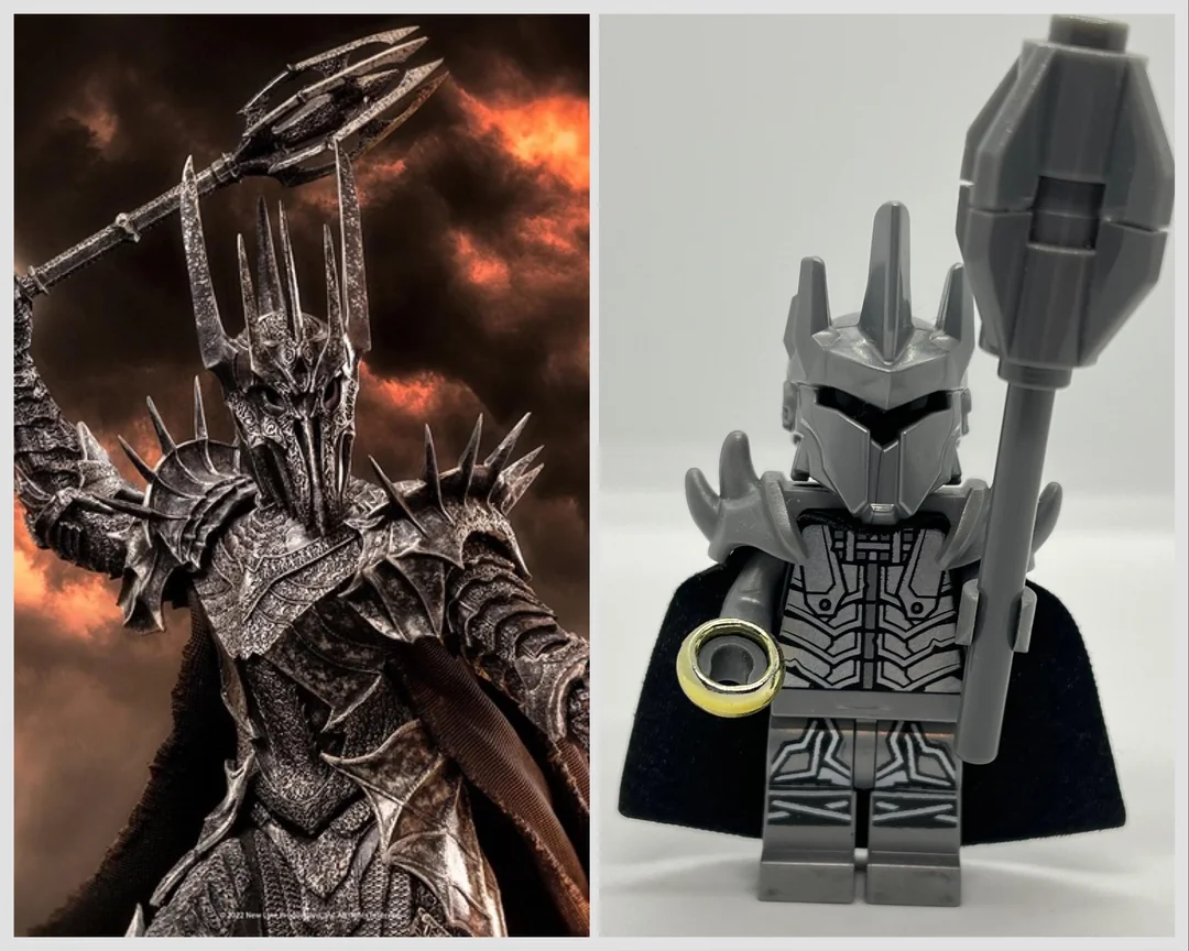 The Unveiling of the LEGO Sauron Helmet