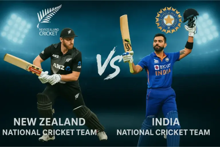New Zealand National Cricket Team vs India National Cricket Team Scorecard