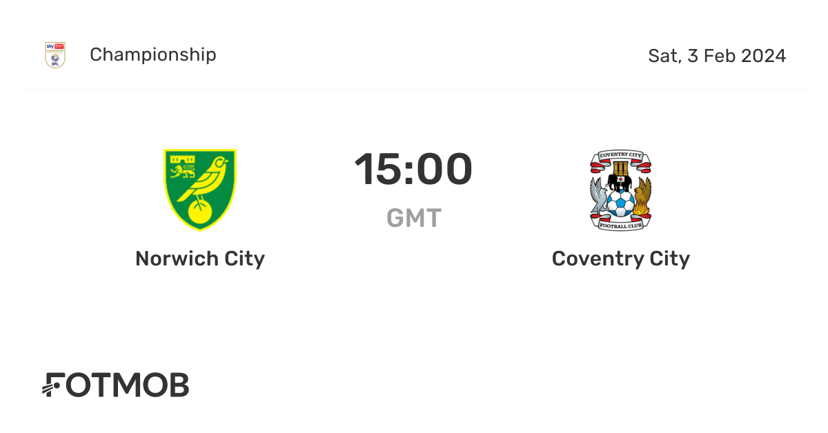 Norwich City vs Coventry: A Thrilling Match Analysis