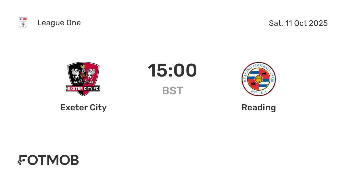 Reading vs Exeter City: Match Analysis and Insights