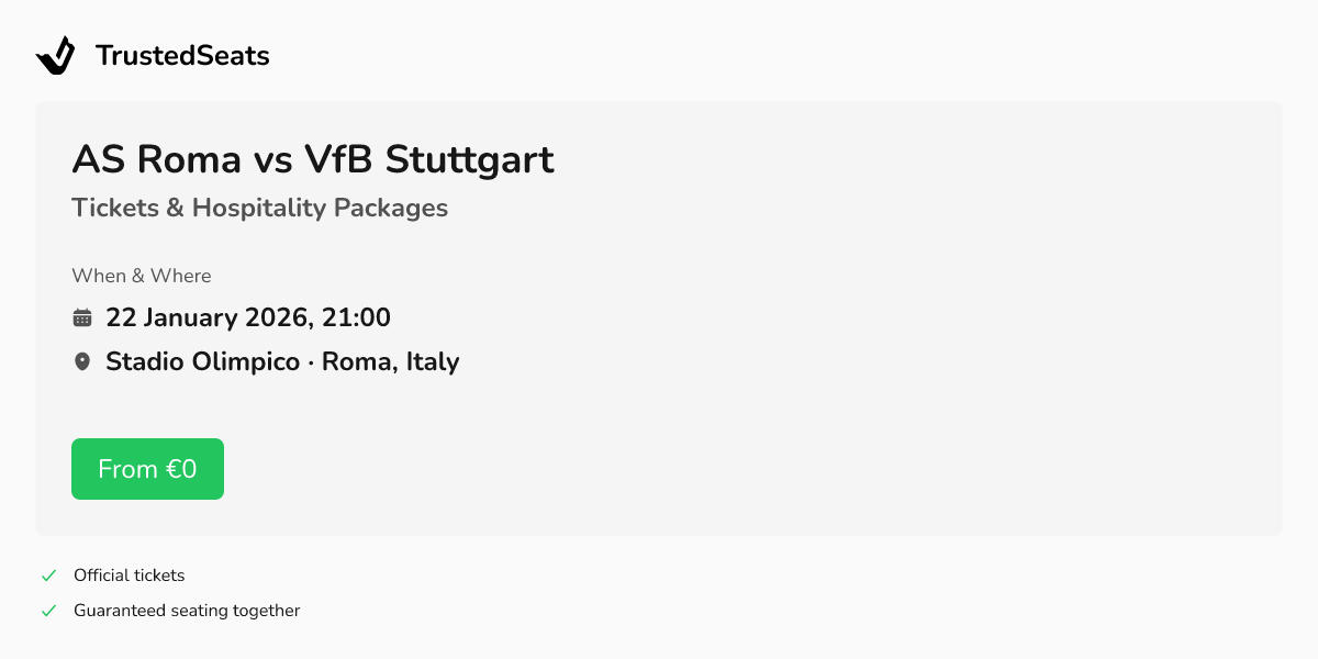 Roma vs VfB Stuttgart: Match Preview and Insights