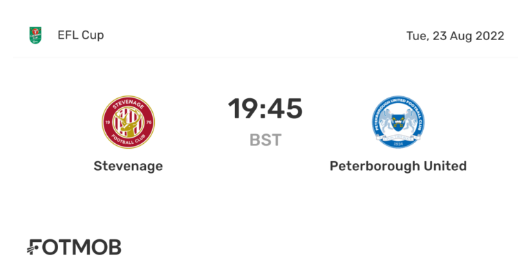 Stevenage vs Peterborough: The Exciting Matchup in Football