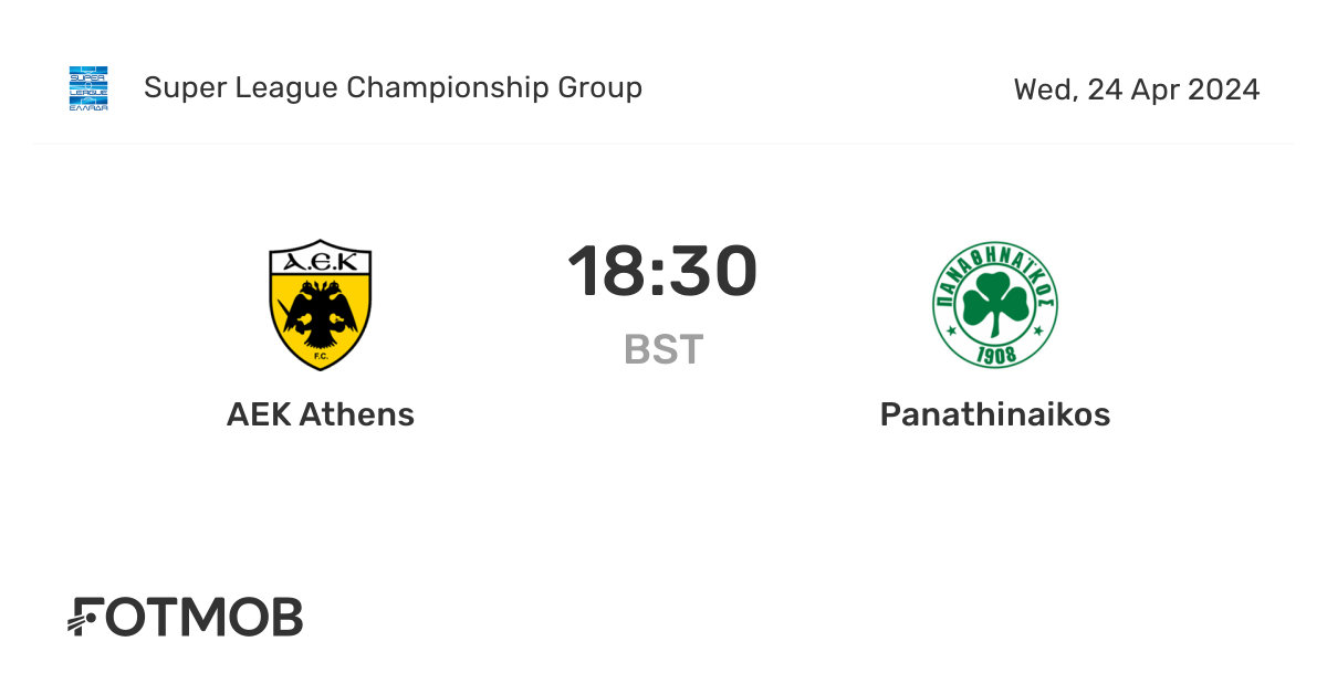 AEK Athens vs Olympiacos: The Battle Continues