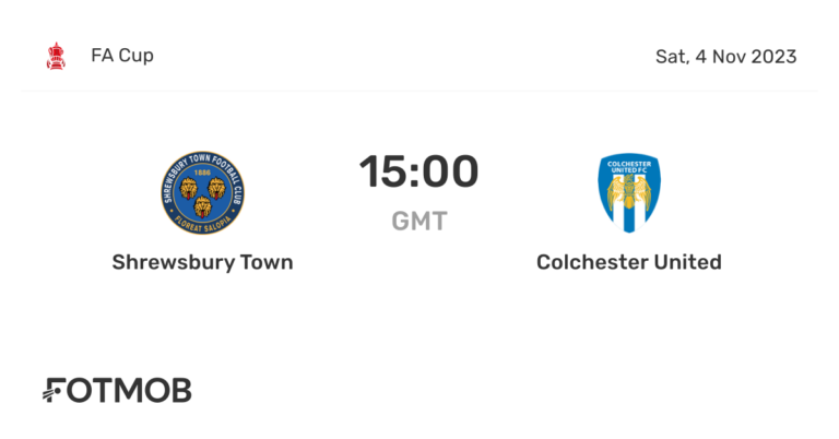 Colchester vs Shrewsbury: A Crucial Clash in League Football