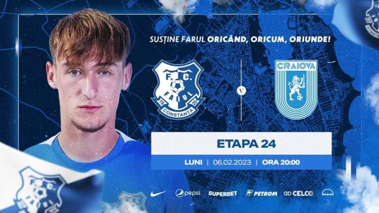 Exciting Showdown: Farul Constanța Takes on Universitatea Craiova