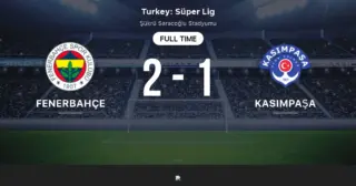 Fenerbahçe vs Kasımpaşa: A Thrilling Draw in Istanbul