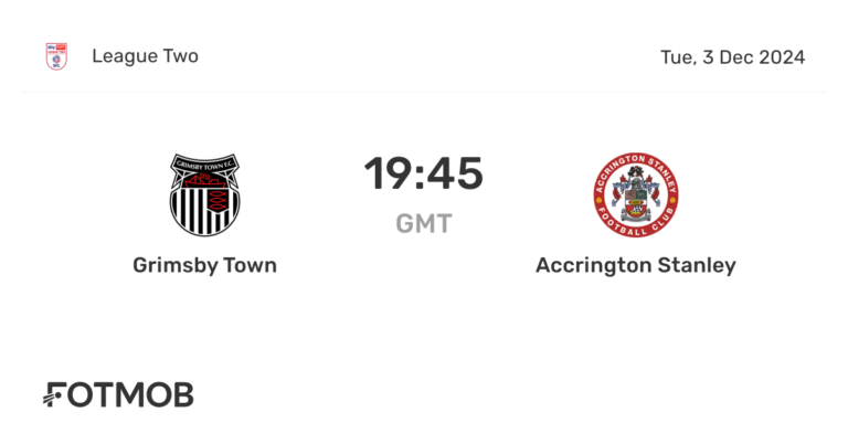 Grimsby Town vs Accrington Stanley: Match Recap and Analysis