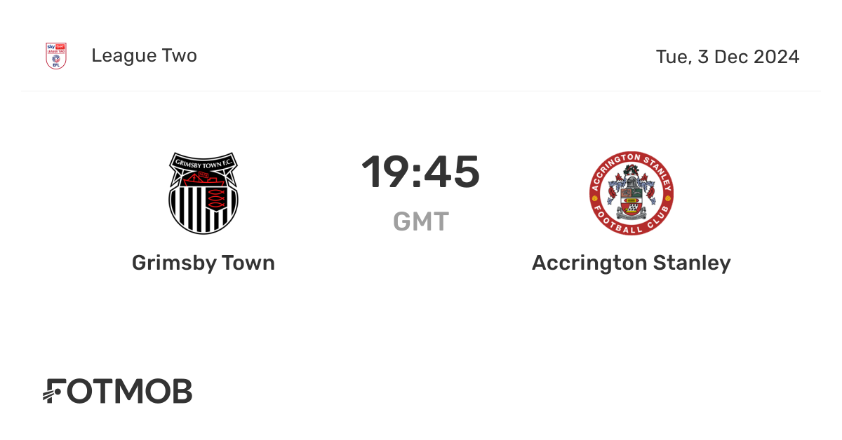 Grimsby Town vs Accrington Stanley: Match Recap and Analysis