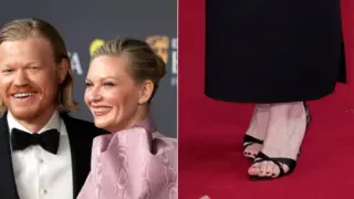 Kirsten Dunst Shines at the 2026 BAFTAs Despite Wardrobe Malfunction