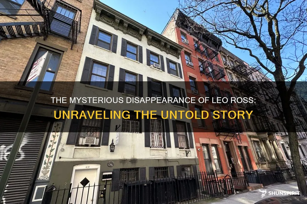 The Remarkable Journey of Leo Ross in the Music Industry