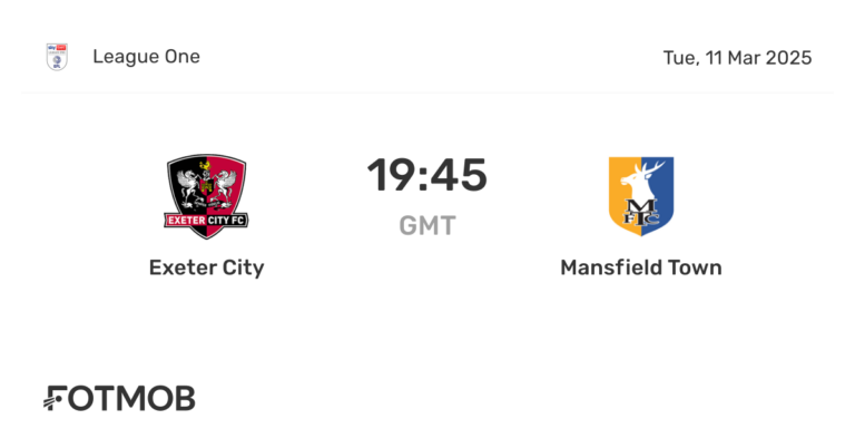 Mansfield Town vs Exeter City: A Thrilling Encounter
