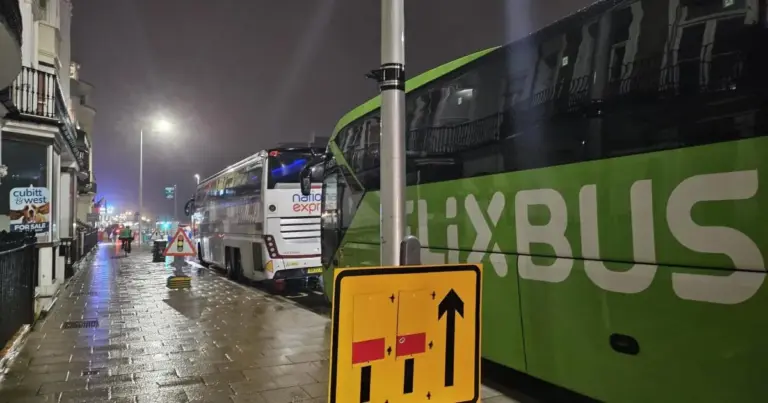 Brighton Residents Concerned as National Express Continues to Use Old Steine Despite New Coach Parking
