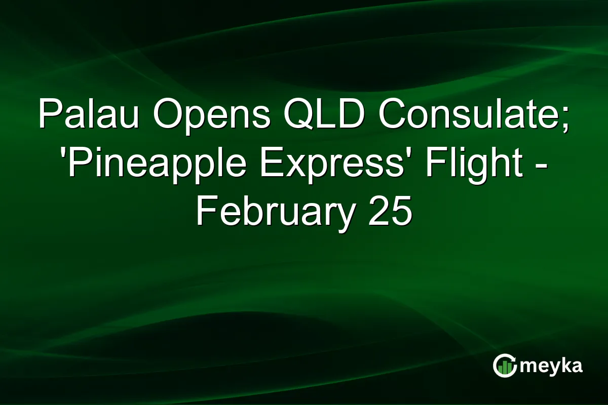 New Palau Consulate Opens in Queensland: What It Means for Travelers and Investors