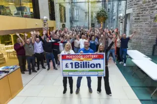 Who are the latest winners in the postcode lottery?