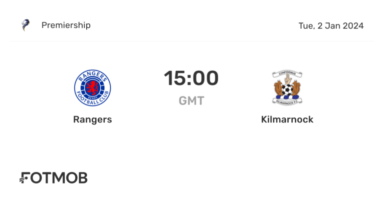 Rangers vs Kilmarnock: A Look at Their Recent Encounters