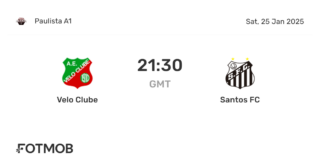 Santos vs Velo Clube: A Competitive Clash