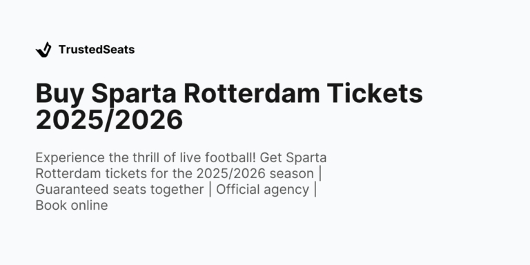 Exploring the Legacy of Sparta Rotterdam Football Club