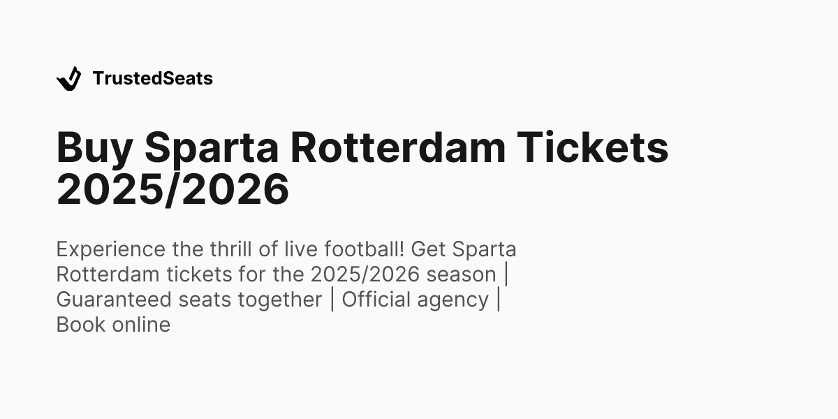 Exploring the Legacy of Sparta Rotterdam Football Club