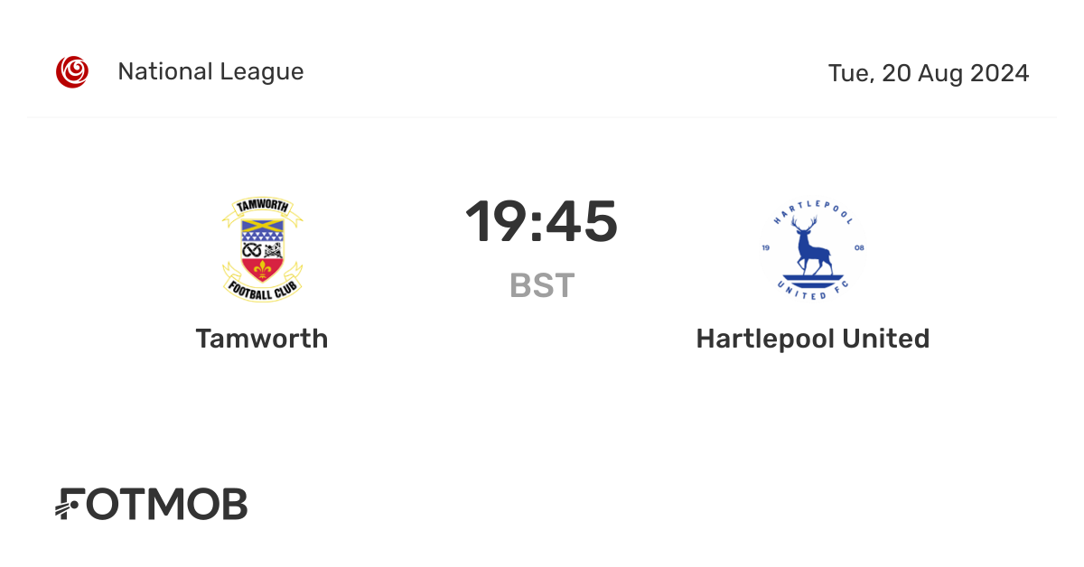 Tamworth vs Hartlepool: A Historic Rivalry