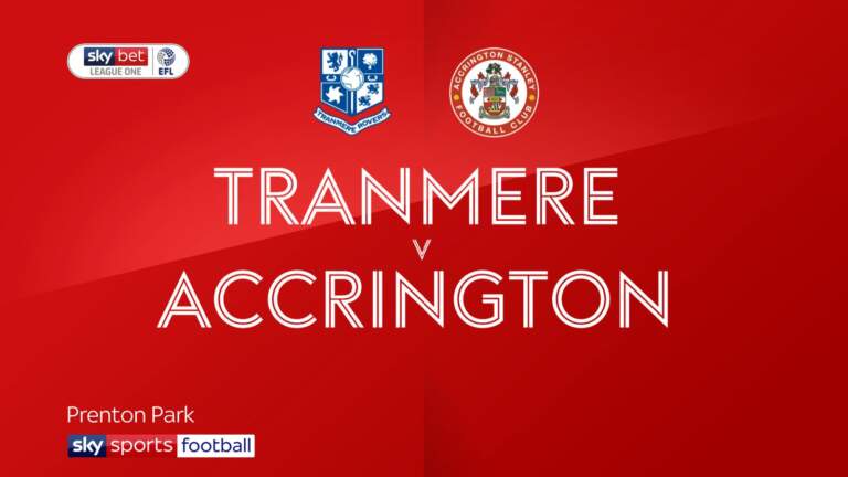 Tranmere Rovers vs Accrington Stanley: Match Insights