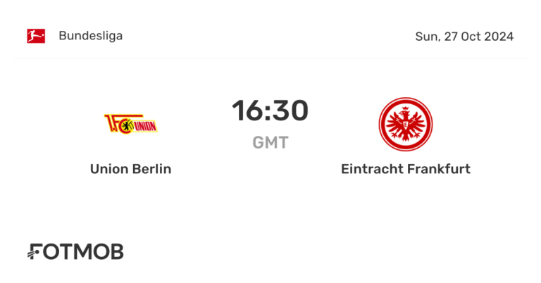 Union Berlin vs Eintracht Frankfurt: A Clash of Aspirations
