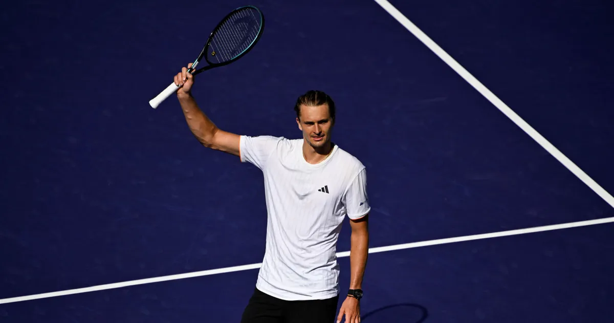 Alexander zverev reaches first Indian Wells semifinal