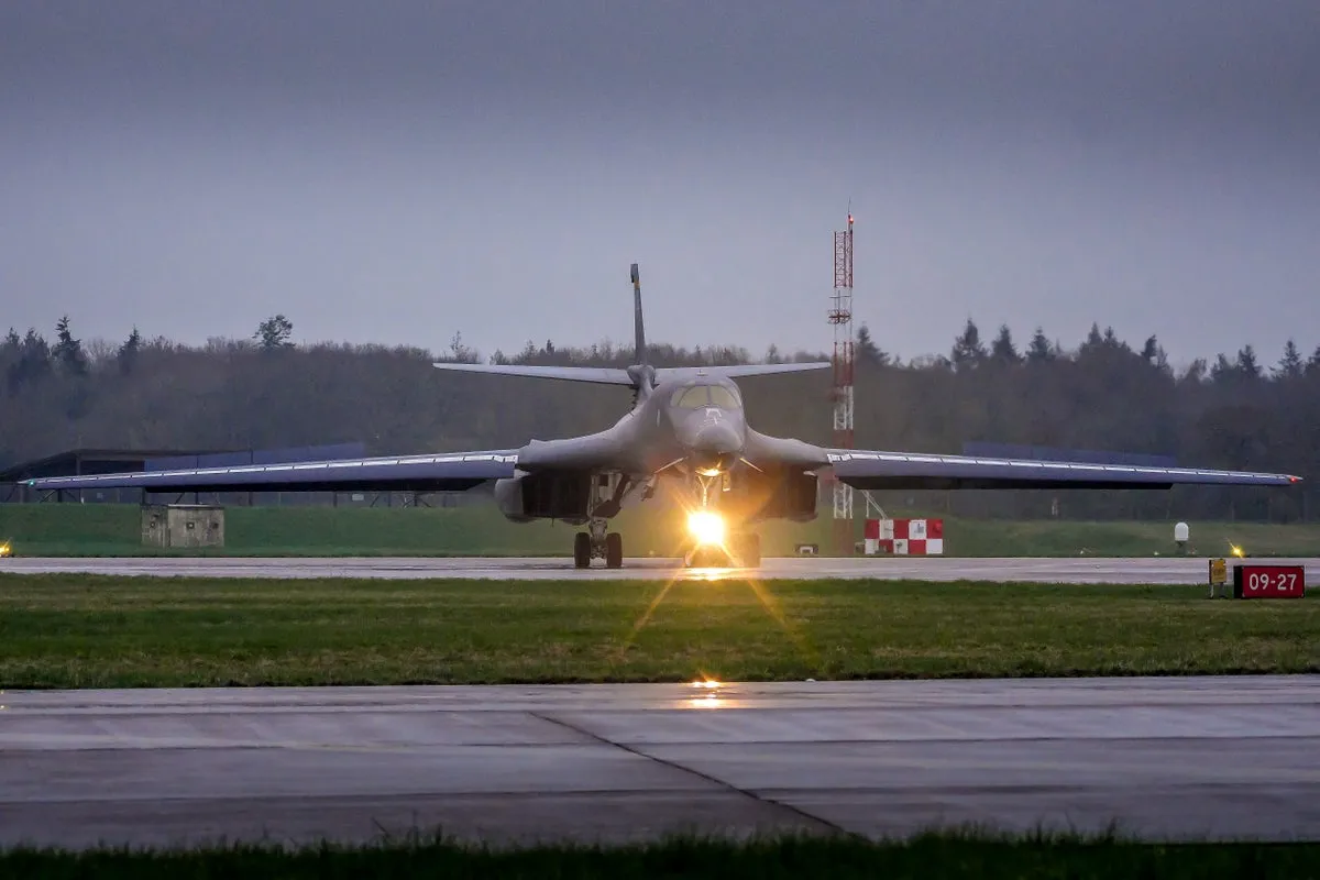 B1 bomber arrives at RAF Fairford amid rising tensions with Iran