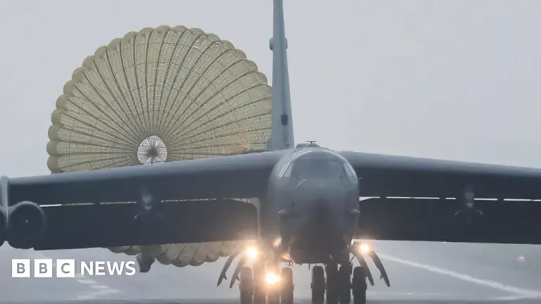 B52 Bomber Deployment at RAF Fairford Marks Strategic Military Move