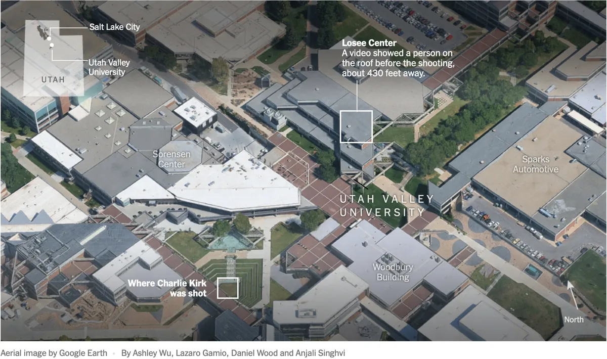 Charlie kirk assassinated at Utah Valley University
