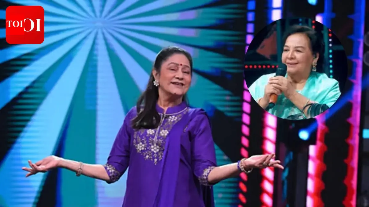 Farida Jalal Shines on Indian Idol 16 Stage