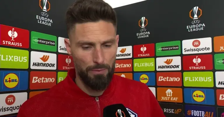 Giroud: Olivier  Reflects on Aston Villa’s Victory Over Lille