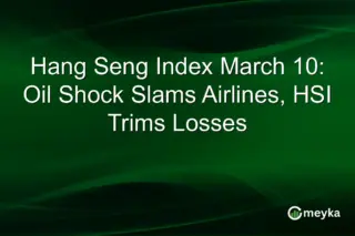 Hang Seng Index Experiences Significant Drop Amid Oil Price Surge