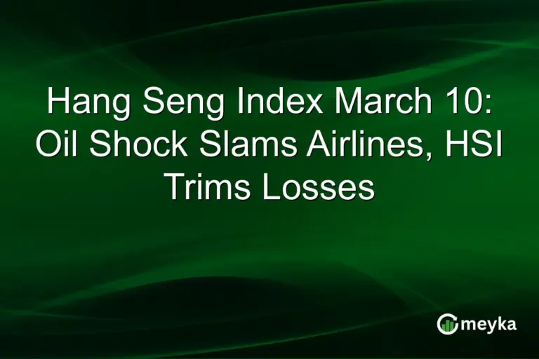 Hang Seng Index Experiences Significant Drop Amid Oil Price Surge