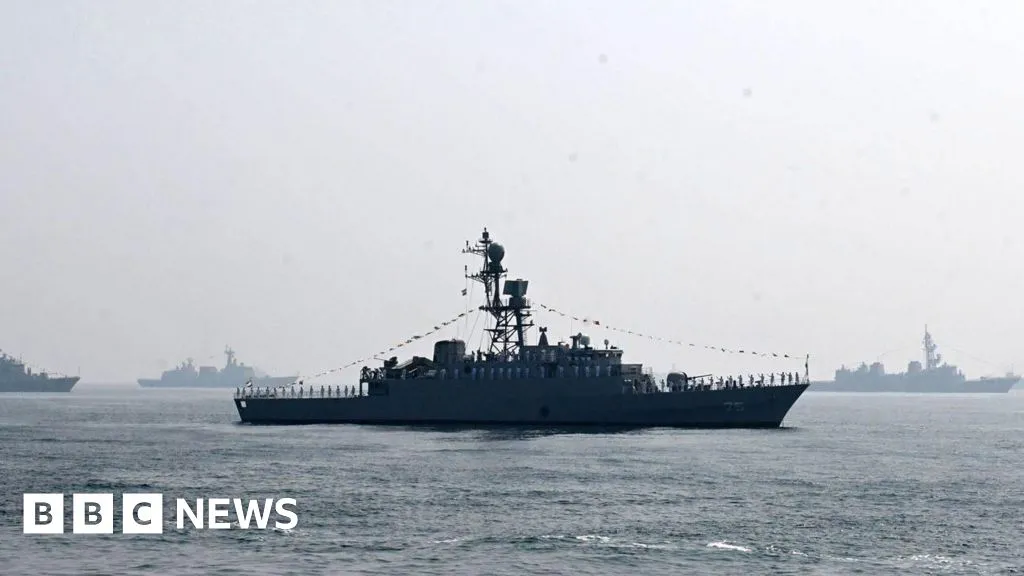 Iranian warship iris dena sinking