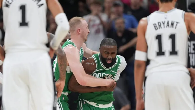 Jaylen Brown Ejected During Game Against Spurs