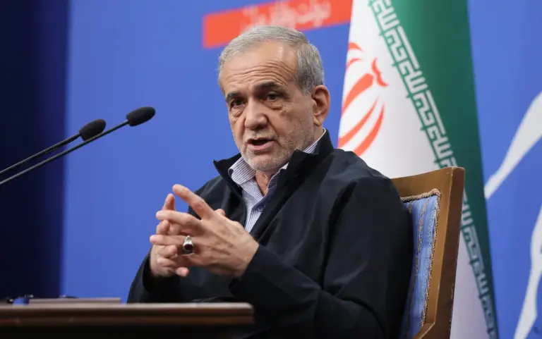 Masoud pezeshkian addresses military strikes in Iran
