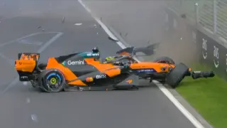 Oscar Piastri Crashes Before Australian Grand Prix