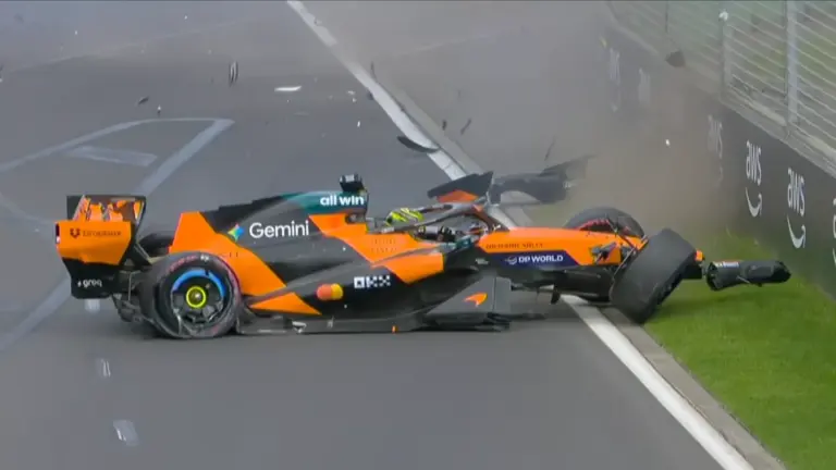 Oscar Piastri Crashes Before Australian Grand Prix