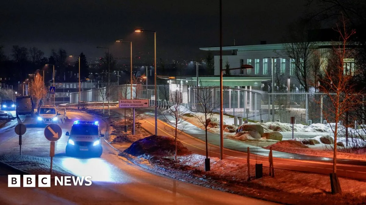 Oslo: Explosion at US embassy in