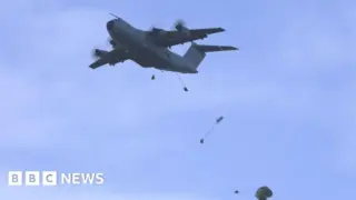 Parachute: Salisbury Plain Hosts Largest  Drop in Over a Decade