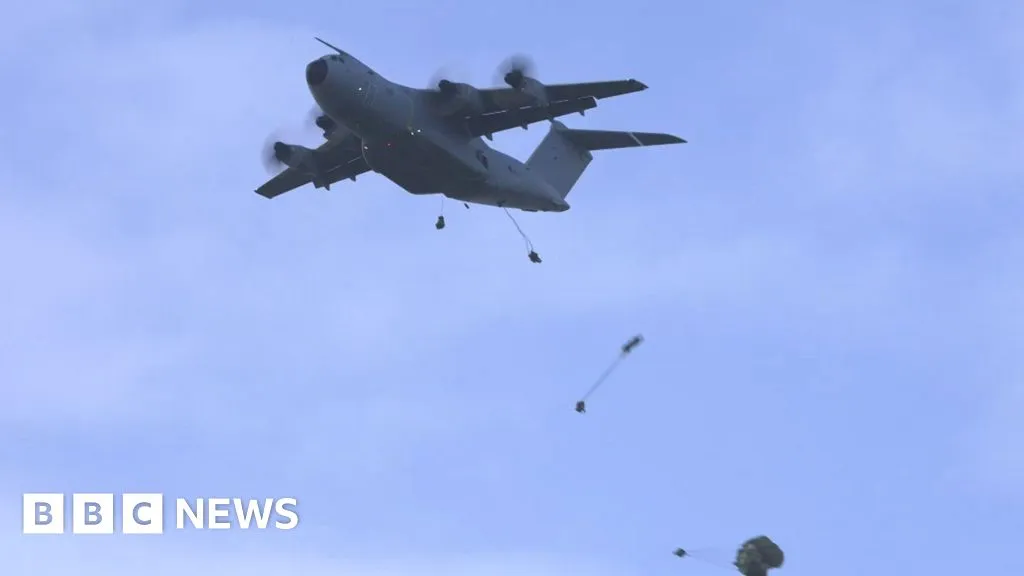 Parachute: Salisbury Plain Hosts Largest  Drop in Over a Decade